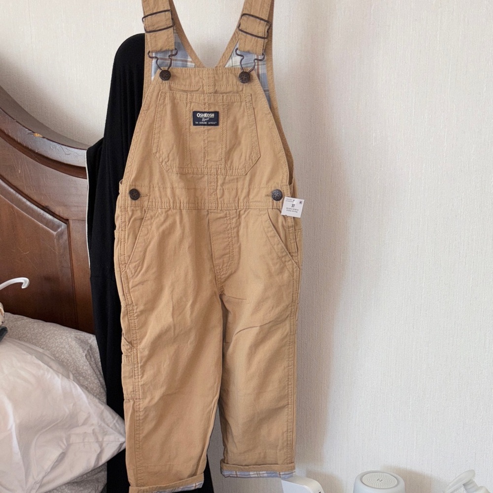 OshKosh B'gosh Tan Overalls for Kids